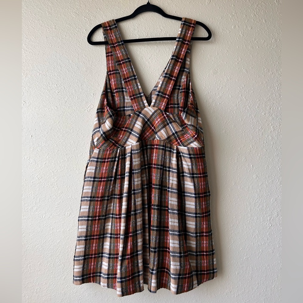 Free people killing time plaid mini dress - Picture 4 of 6